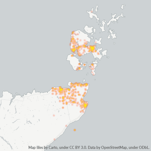 KW1 Business Density Heatmap