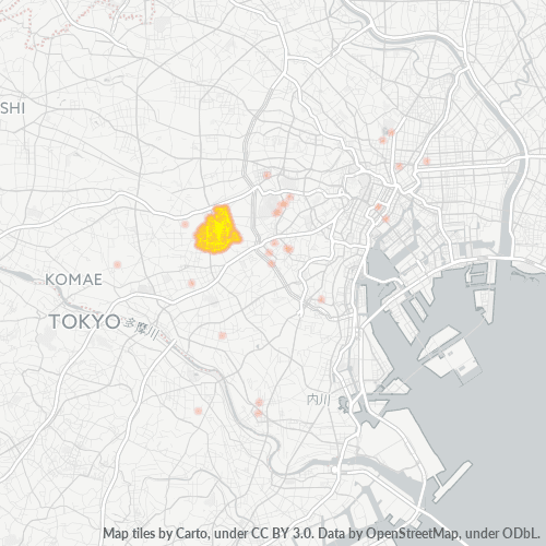 155 事業密度ヒートマップ