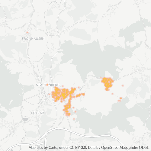 Heatmap für plz 35460