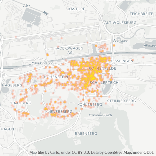 Heatmap für plz 38440
