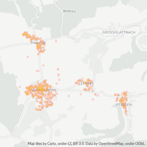 Heatmap für plz 75446