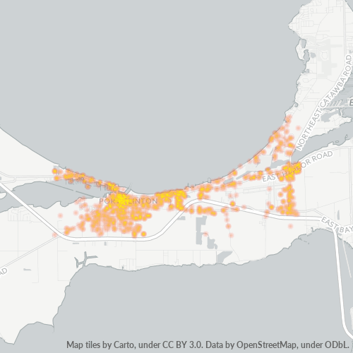 43452 Business Density Heatmap