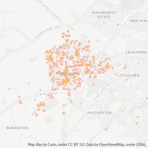 DE3 Business Density Heatmap