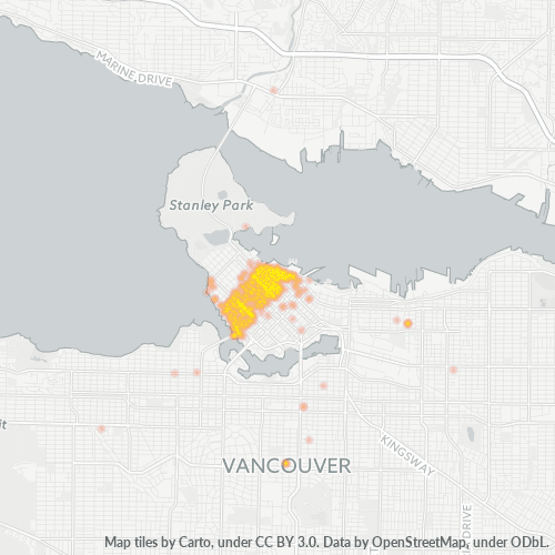 V6E Business Density Heatmap