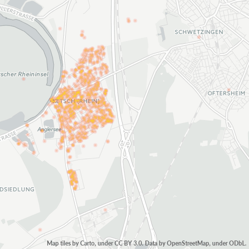 Heatmap für plz 68775