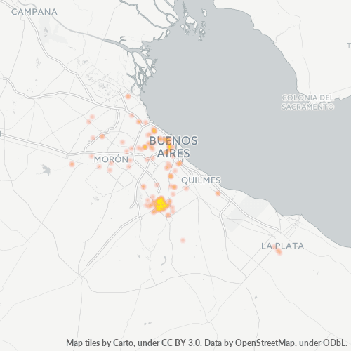 1836 Heatmap de Densidade da Empresa