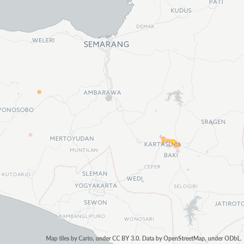 57137 Peta Panas Densitas Bisnis