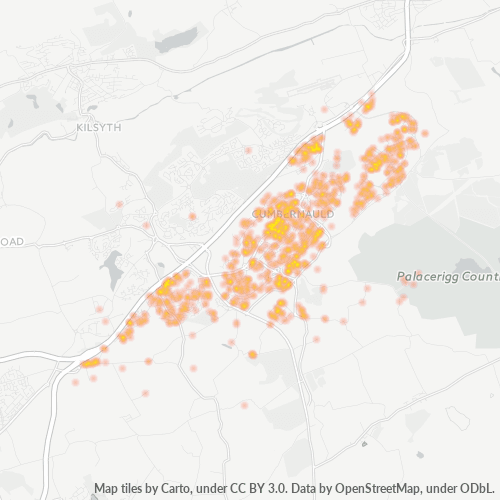 G67 Business Density Heatmap