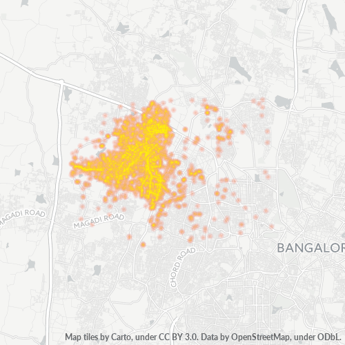 560058 Business Density Heatmap