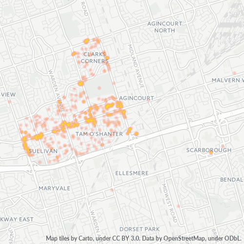 M1T Business Density Heatmap