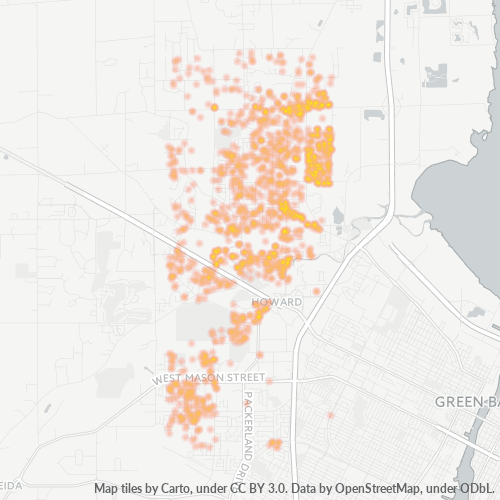 54313 Business Density Heatmap