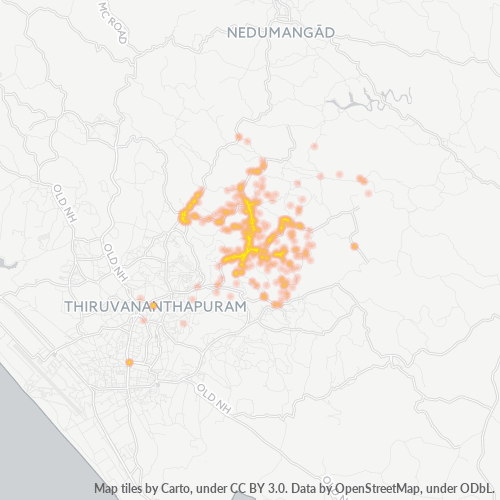 695013 Business Density Heatmap