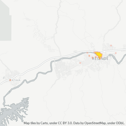 27542-000 Heatmap de Densidade da Empresa