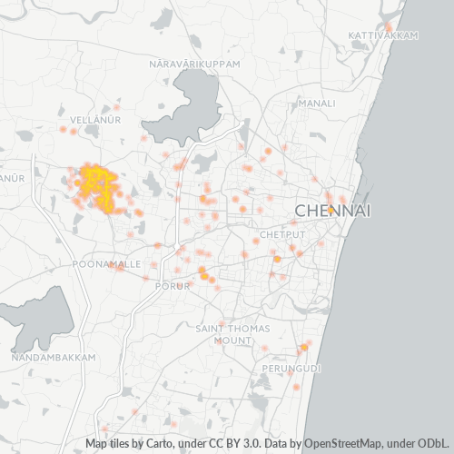 600071 Business Density Heatmap