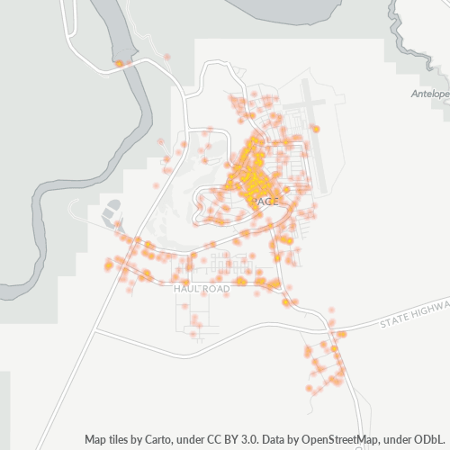 86040 Business Density Heatmap