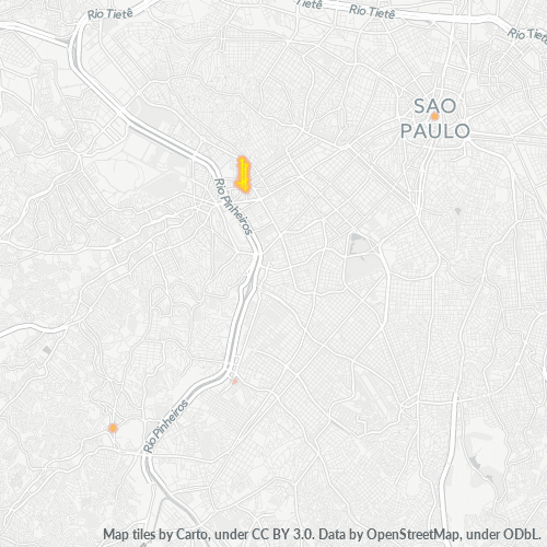05427-000 Heatmap de Densidade da Empresa