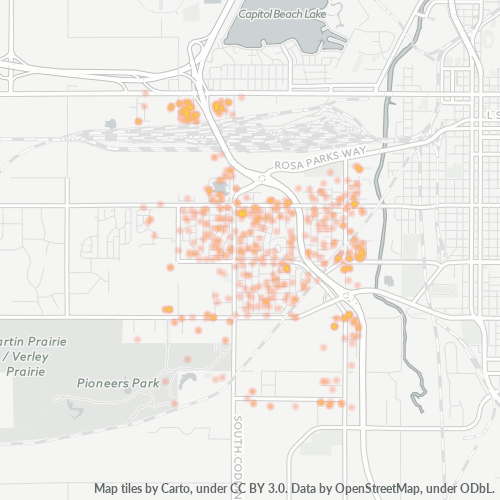 68522 Business Density Heatmap