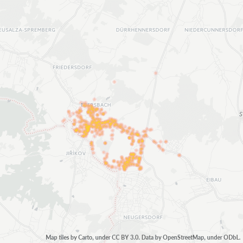 Heatmap für plz 02730