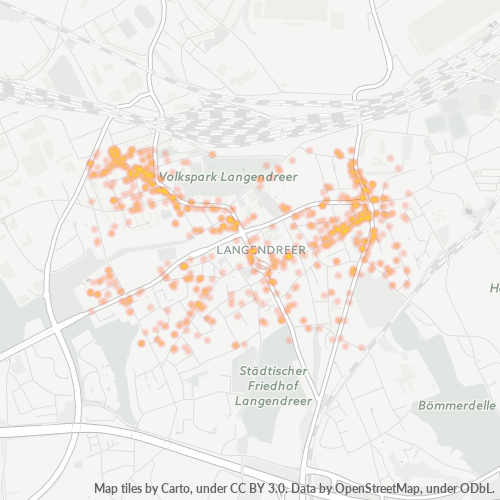Heatmap für plz 44892