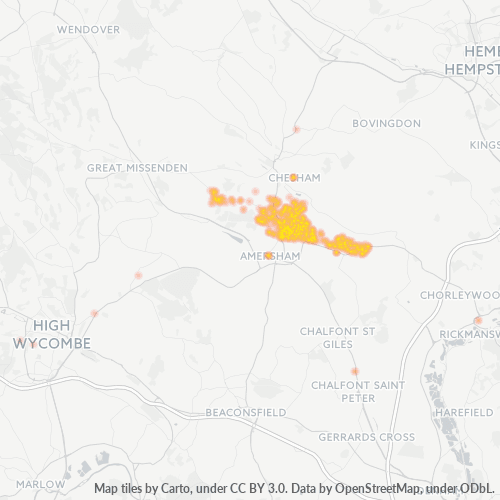 HP6 Business Density Heatmap