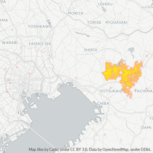 285 事業密度ヒートマップ