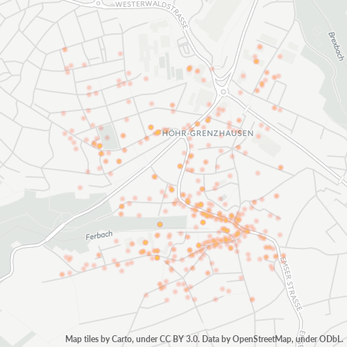 Heatmap für plz 56203