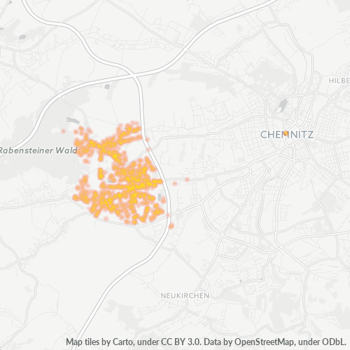 09117 Standortdichte-Heatmap