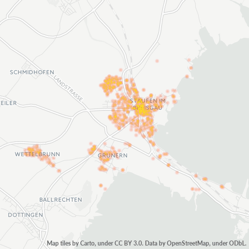 Heatmap für plz 79219