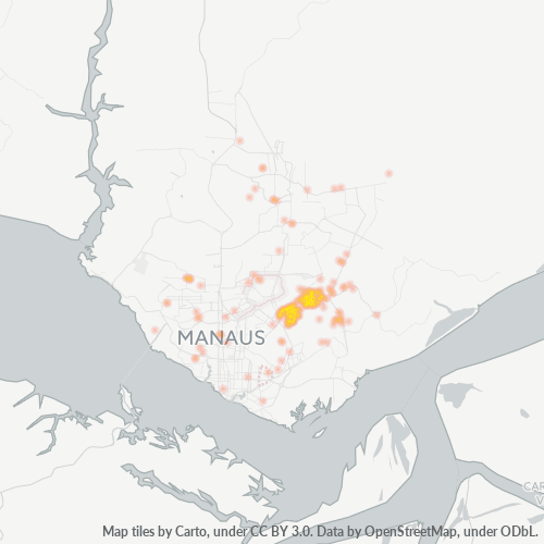 69082-000 Mapa de calor de densidad empresarial