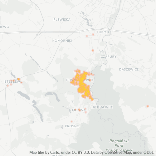 62-040 Mapa intensywności działalności gospodarczej