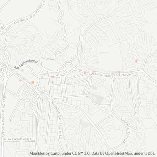 09330-000 Mapa de calor de densidad empresarial