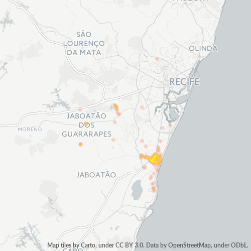 54310-000 Heatmap de Densidade da Empresa