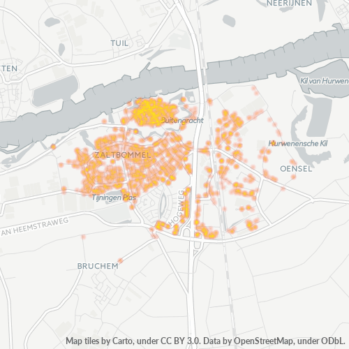 5301 Heatmap Bedrijfsdichtheid