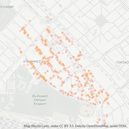1143 Vállalati sűrűségi térkép