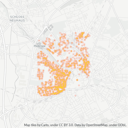 33102 Standortdichte-Heatmap