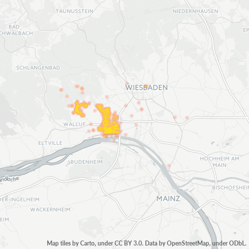 Heatmap für plz 65201