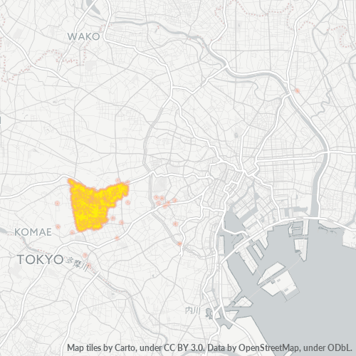 156 事業密度ヒートマップ
