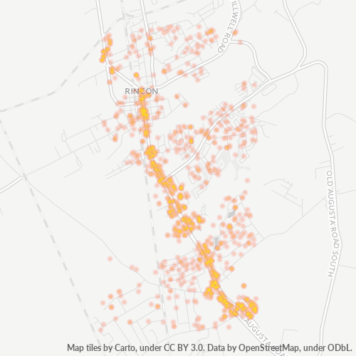 31326 Business Density Heatmap