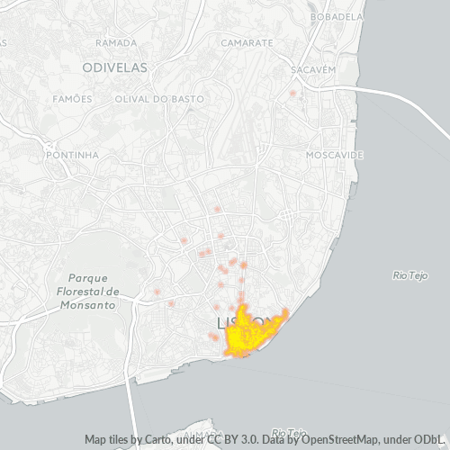 1100 Heatmap de Densidade da Empresa