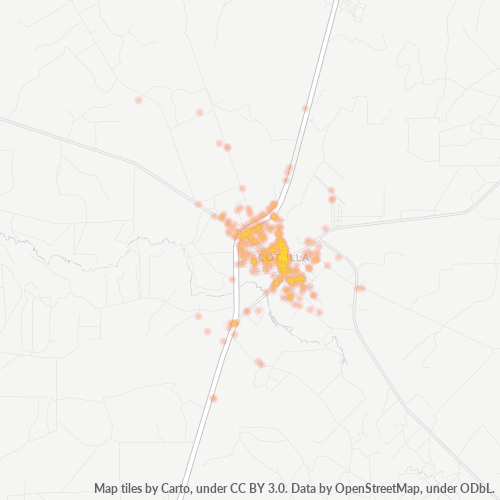 78014 Business Density Heatmap