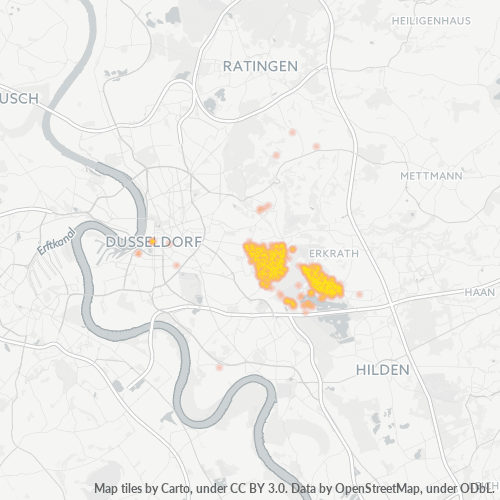 40627 Standortdichte-Heatmap