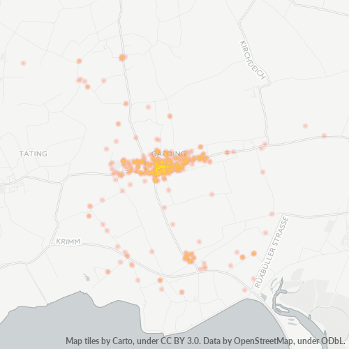 Heatmap für plz 25836