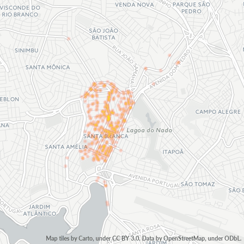31565-000 Mapa de calor de densidad empresarial