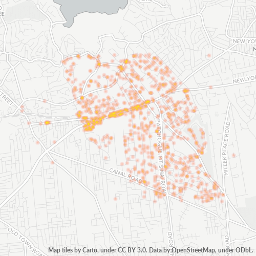11766 Business Density Heatmap
