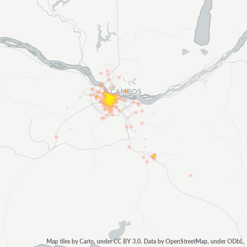 28010-000 Heatmap de Densidade da Empresa