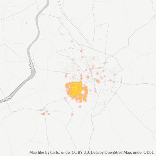 390012 Business Density Heatmap