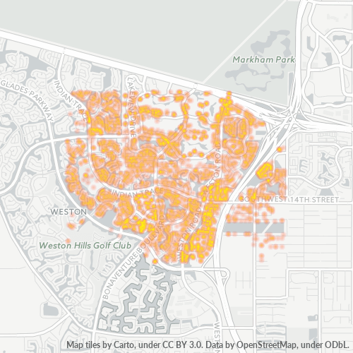 33326 Business Density Heatmap