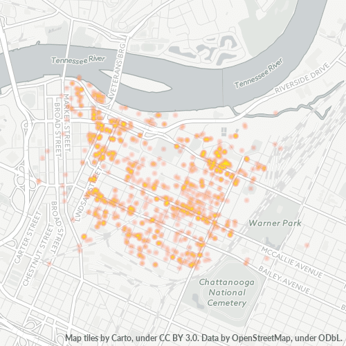 37403 Business Density Heatmap