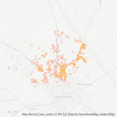 29118 Business Density Heatmap