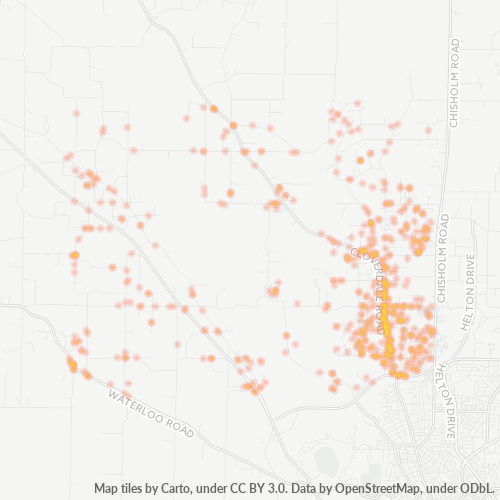 35633 Business Density Heatmap